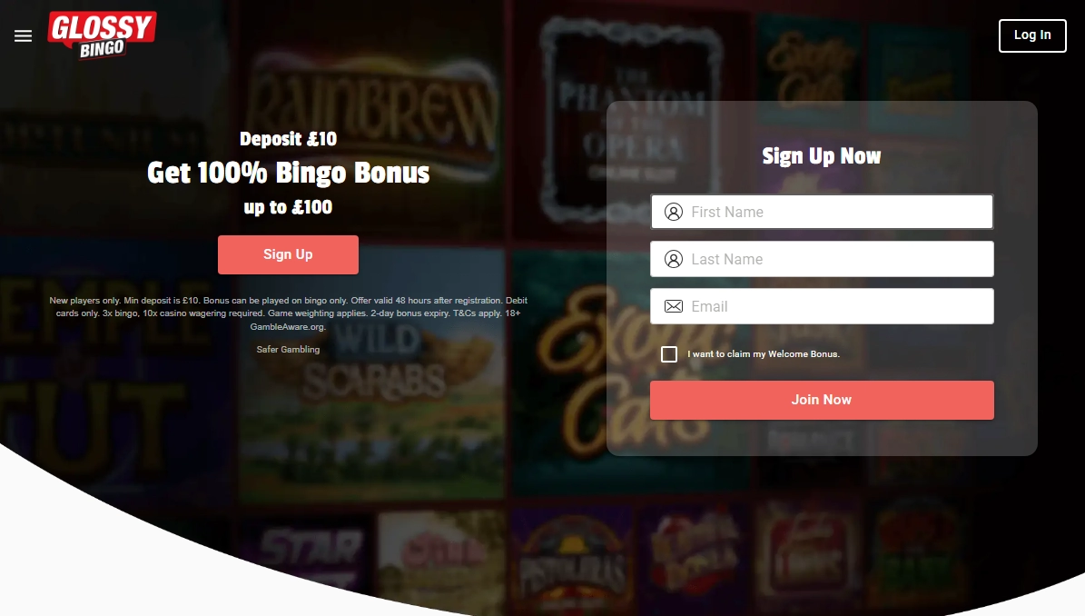 Glossy Bingo Casino